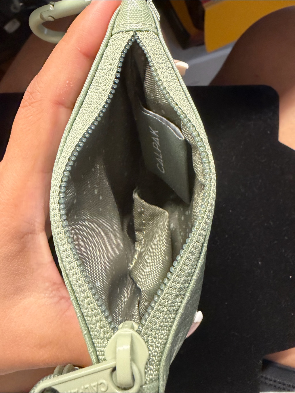 Calpak Terra Zip Pouch With Carabiner Nwot — image 3 of 5